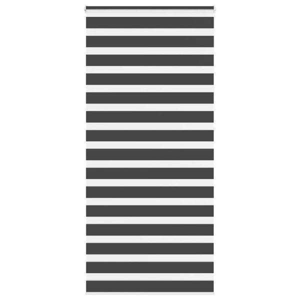 ARDEBO.de - Zebrarollo Schwarz 110x230 cm Stoffbreite 105,9 cm Polyester