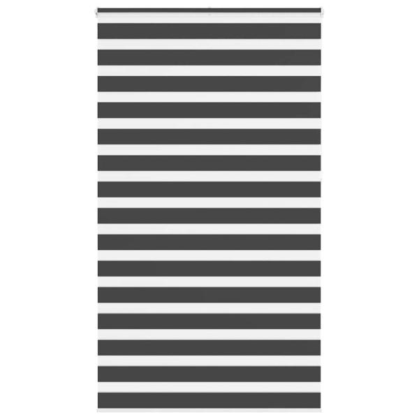 ARDEBO.de - Zebrarollo Schwarz 135x230 cm Stoffbreite 130,9 cm Polyester