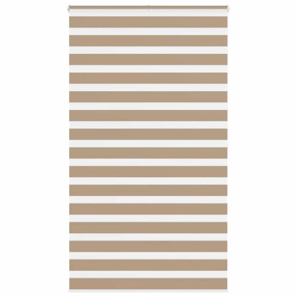 ARDEBO.de - Zebrarollo Sandbraun 125x200 cm Stoffbreite 120,9 cm Polyester