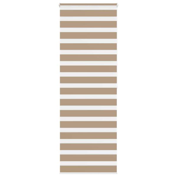 ARDEBO.de - Zebrarollo Sandbraun 90x200 cm Stoffbreite 85,9 cm Polyester