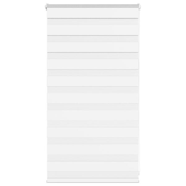 ARDEBO.de - Zebrarollo Weiß 75x100 cm Stoffbreite 70,9 cm Polyester