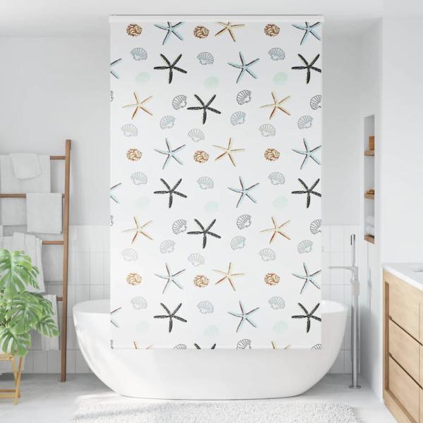 Duschrollo mit Kassette 130x240 cm Stoffbreite 126 cm