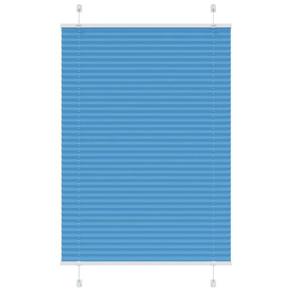 ARDEBO.de - Plissee Blau 90x150 cm Stoffbreite 89,4 cm Polyester