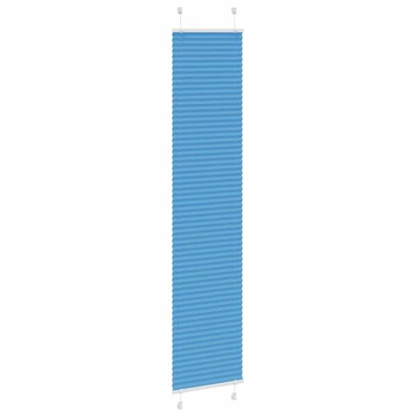 ARDEBO.de - Plissee Blau 45x200 cm Stoffbreite 44,4 cm Polyester
