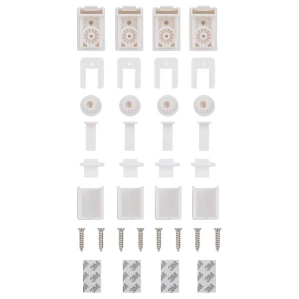 Plissee Bordeauxrot 40x100 cm Stoffbreite 39,4 cm Polyester