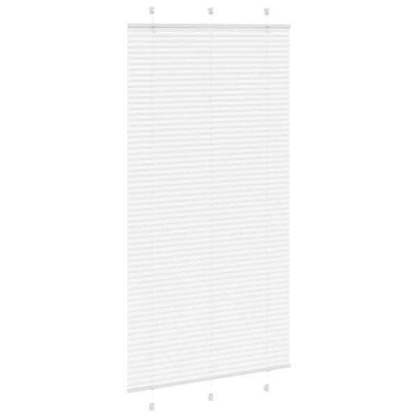 Plissee Weiß 110x200 cm Stoffbreite 109,4 cm Polyester