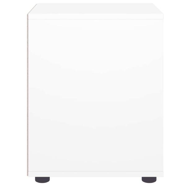Nachttisch VISNES Weiß 45x40x50 cm Holzwerkstoff
