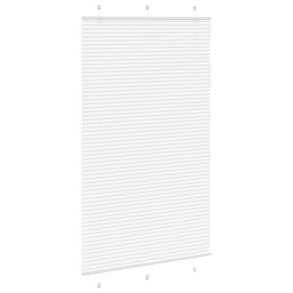 Plissee Weiß 120x200 cm Stoffbreite 119,4 cm Polyester