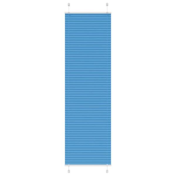 ARDEBO.de - Plissee Blau 60x200 cm Stoffbreite 59,4 cm Polyester