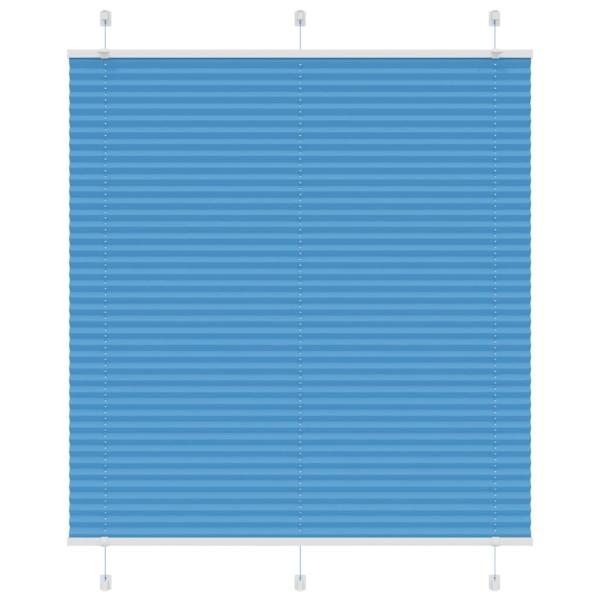 ARDEBO.de - Plissee Blau 120x150 cm Stoffbreite 119,4 cm Polyester