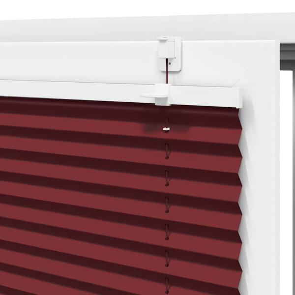 Plissee Bordeauxrot 60x100 cm Stoffbreite 59,4 cm Polyester