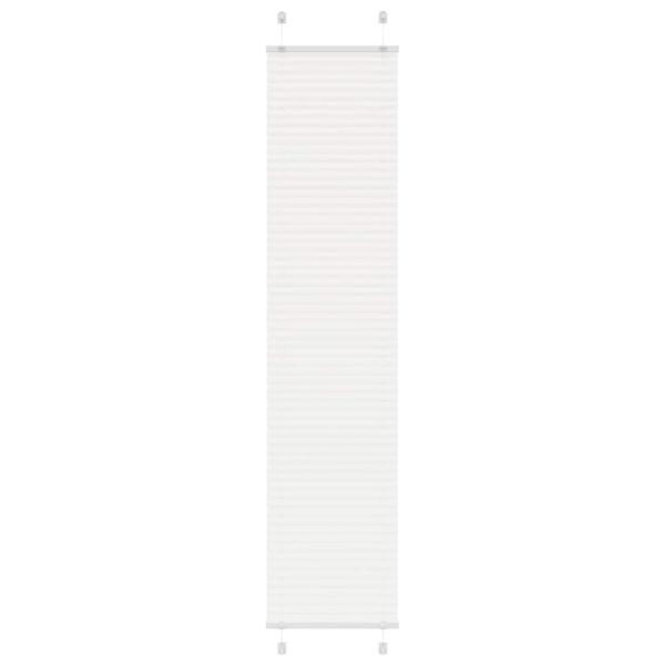 ARDEBO.de - Plissee Weiß 40x200 cm Stoffbreite 39,4 cm Polyester