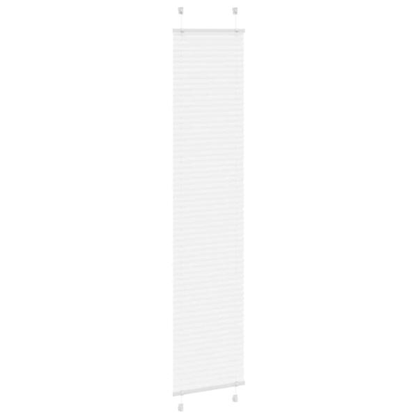 Plissee Weiß 40x200 cm Stoffbreite 39,4 cm Polyester