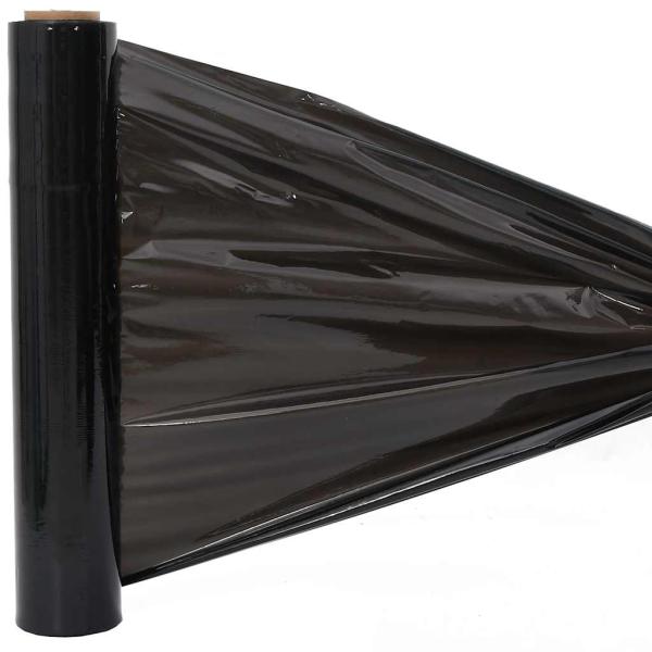 ARDEBO.de - Stretchfolie 2 Stk. Schwarz 23 ?m 50 cm x 300 m
