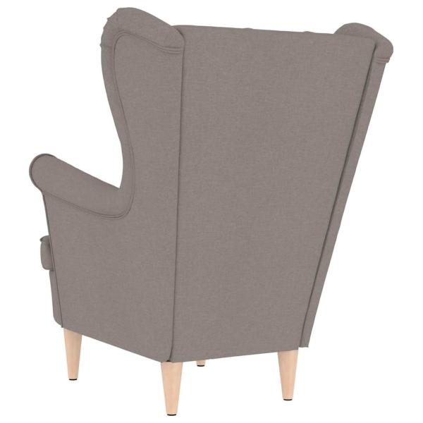Sessel Taupe 74x84x100 cm Stoff