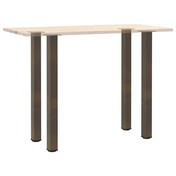 Couchtischbeine 4 Stk. Naturstahl 110-112 cm Stahl
