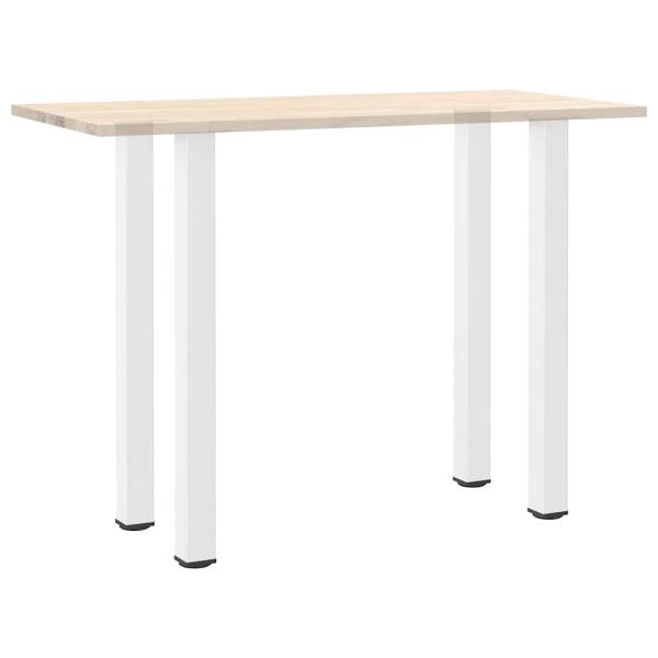 Couchtischbeine 4 Stk. Weiß 110-112 cm Stahl