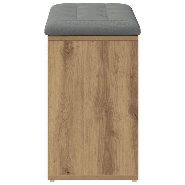 Schuhbank Artisan-Eiche 82x32x50 cm Holzwerkstoff