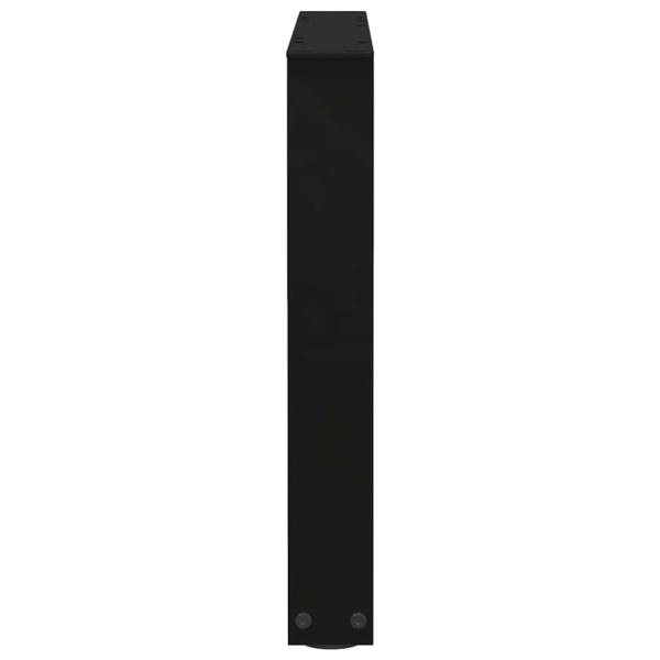 Couchtischbeine V-Form 2 Stück Schwarz 50x(42-43,3) cm Stahl