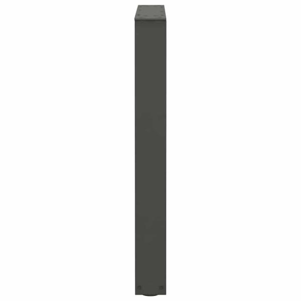 Esstisch Beine V-Form 2 Stück Anthrazit 60x(72-73,3) cm Stahl