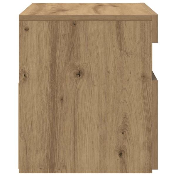 TV-Schrank mit LED-Leuchten Artisan-Eiche 60x35x40 cm