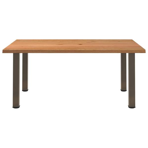 Esstisch Hellbraun 180x120x74 cm Massivholz Eiche Rechteckig