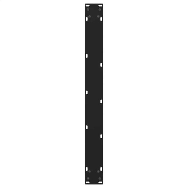 Esstischbeine V-Form 2 Stück Schwarz 80x(72-73,3) cm Stahl