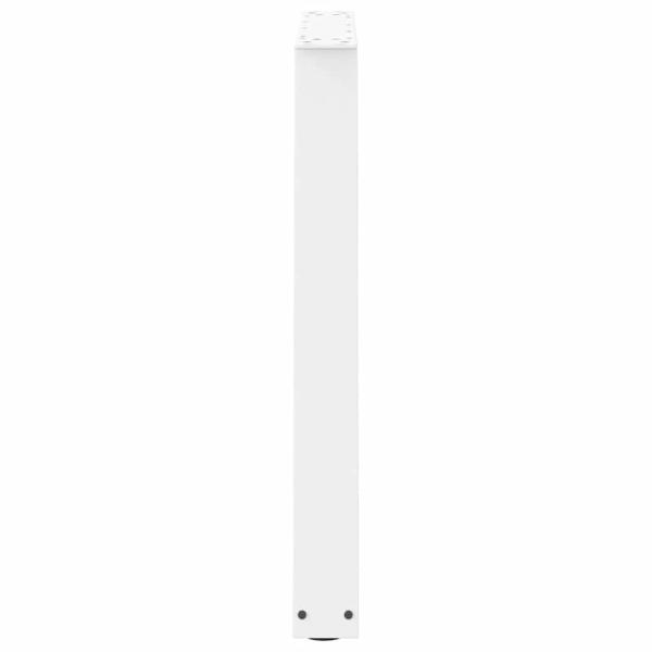 Esstisch Beine V-Form 3 Stück Weiß 70x(72-73,3) cm Stahl