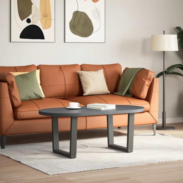 ARDEBO.de - Couchtischbeine V-Form 2 Stück Anthrazit 60x(42-43,3) cm Stahl