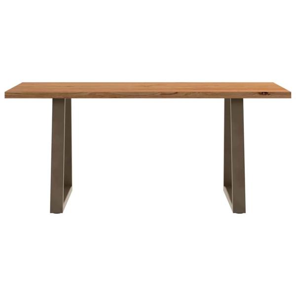 Esstisch Hellbraun 180x90x74 cm Massivholz Eiche Rechteckig