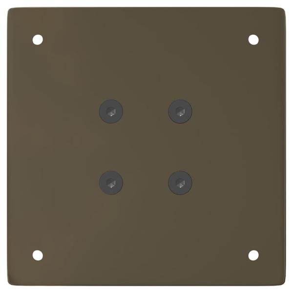 Couchtischbeine 4 Stk. Naturstahl 30 cm Stahl