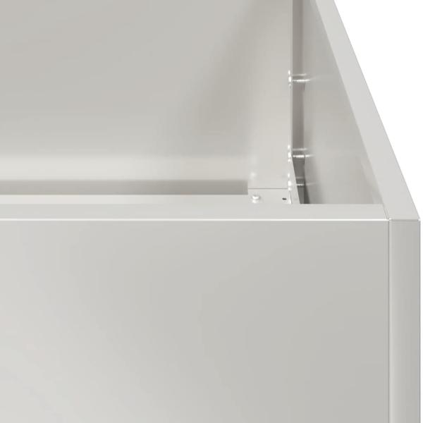 Pflanzkübel 360x40x40 cm Edelstahl