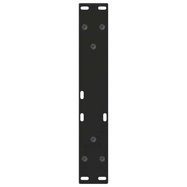Esstisch Beine V-Form 2 Stück Schwarz 28x(42-43,3) cm Stahl