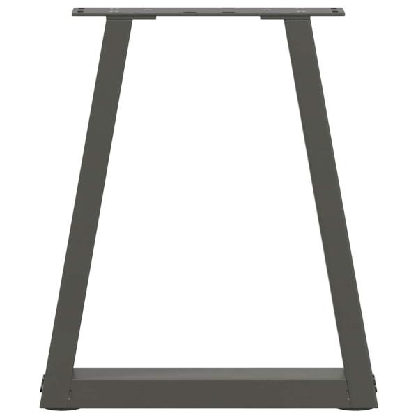 Esstisch Beine V-Form 2 Stück Anthrazit 28x(42-43,3) cm Stahl