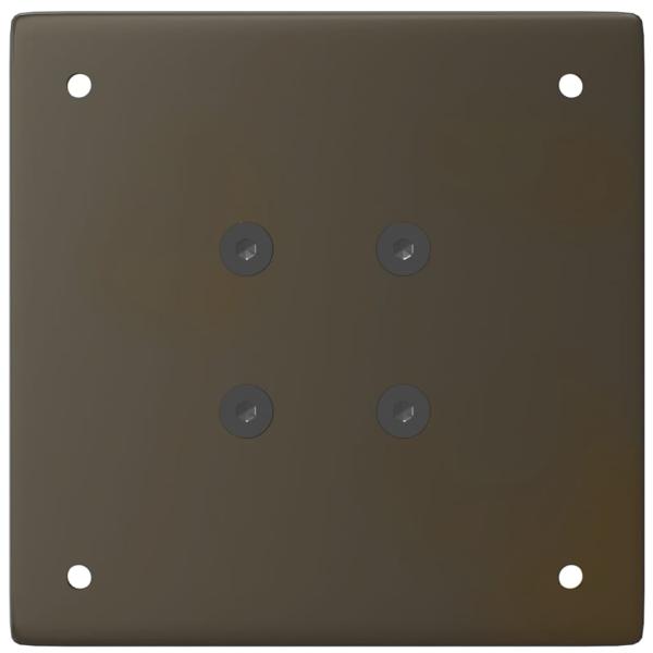 Couchtischbeine 4 Stk. Naturstahl 72-74 cm Stahl