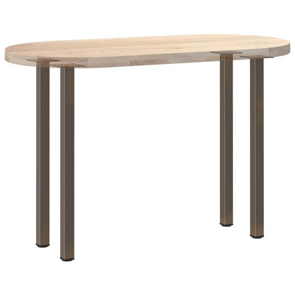Couchtischbeine 4 Stk. Naturstahl 72-74 cm Stahl
