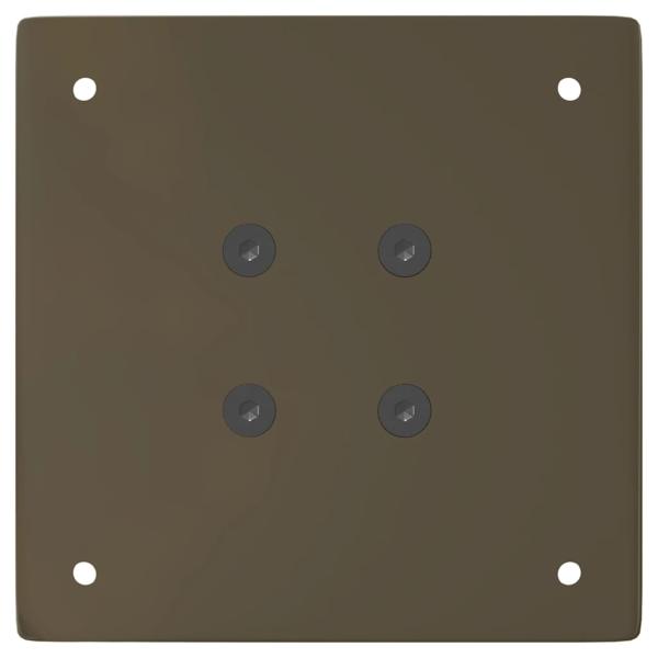 Couchtischbeine 4 Stk. Naturstahl 42 cm Stahl