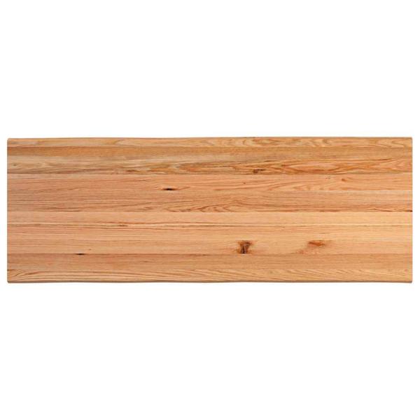 Esstisch Hellbraun 220x80x74 cm Massivholz Eiche Rechteckig