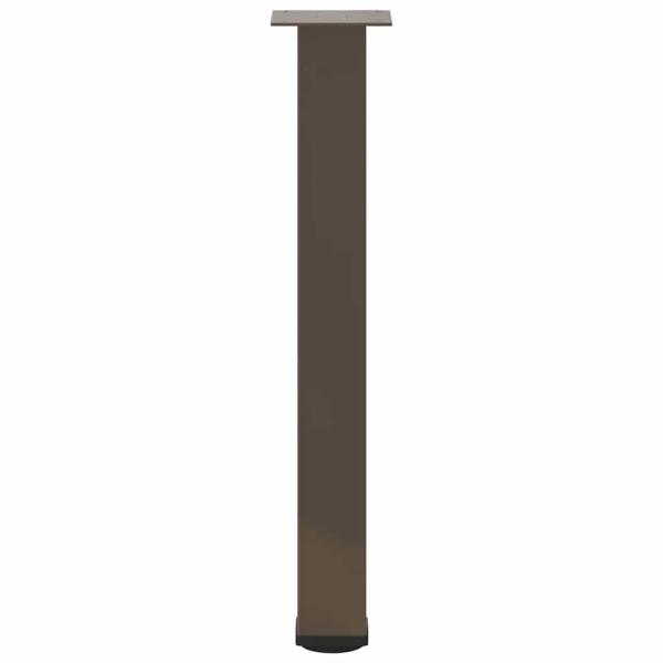 Couchtischbeine 4 Stk. Naturstahl 72-74 cm Stahl