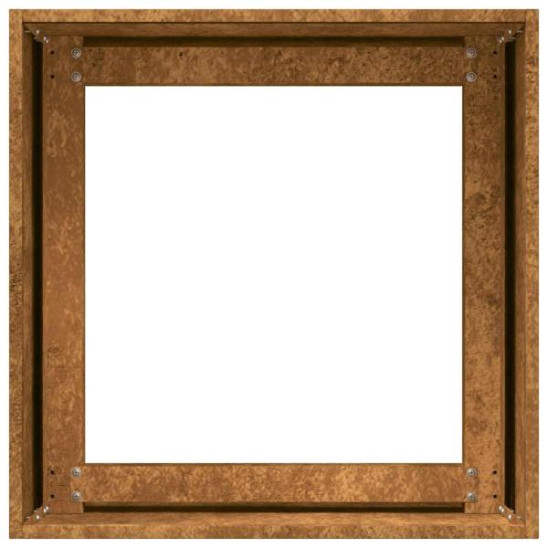 Pflanzkübel Rostig 40x40x40 cm Wetterfester Stahl