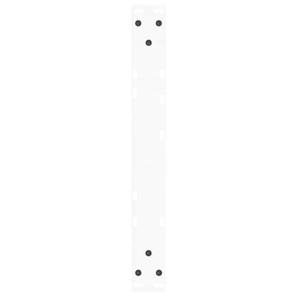 Esstisch Beine V-Form 2 Stück Weiß 60x(30-31,3) cm Stahl