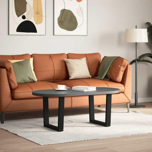 Esstisch Beine V-Form 2 Stück Schwarz 60x(42-43,3) cm Stahl