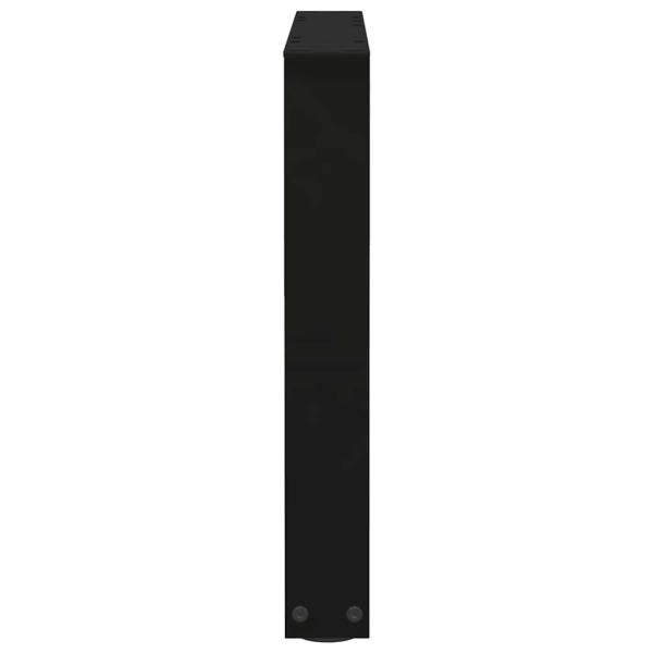 Esstisch Beine V-Form 2 Stück Schwarz 60x(42-43,3) cm Stahl