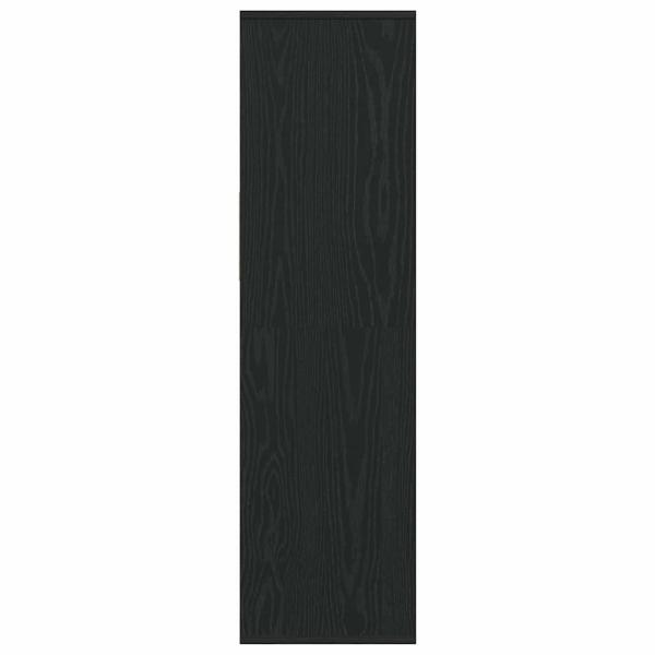 Bücherregal Schwarz 34x31x112 cm Holzwerkstoff