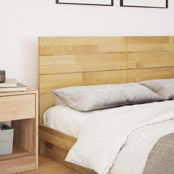 Kopfteil 140 cm Massivholz Eiche