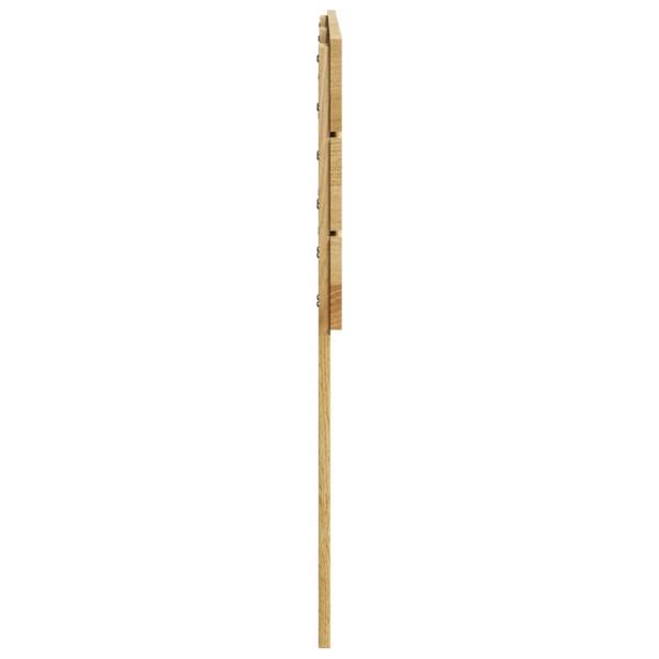 Kopfteil 200 cm Massivholz Eiche