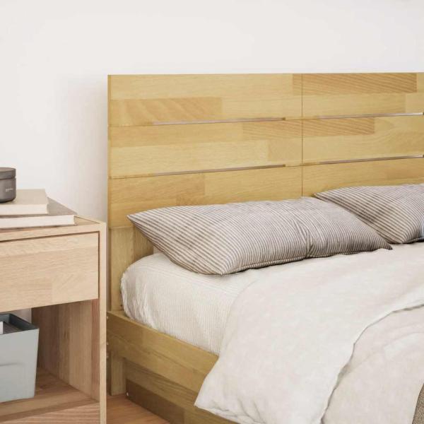 Kopfteil 120 cm Massivholz Eiche