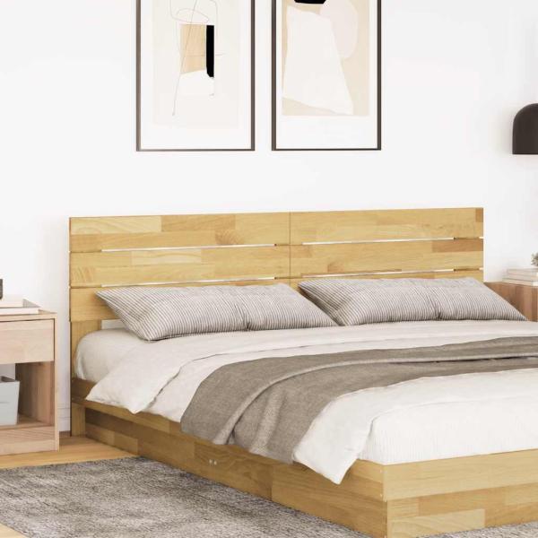 Kopfteil 180 cm Massivholz Eiche