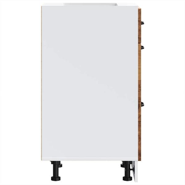 Küchen-Unterschrank Lucca Altholz-Optik Holzwerkstoff