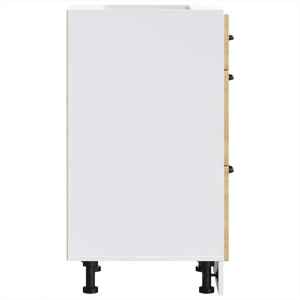 Küchen-Unterschrank Lucca Sonoma-Eiche Holzwerkstoff